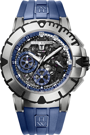 Review Harry Winston Ocean Sport Chronograph OCSACH44ZZ007 Replica watch